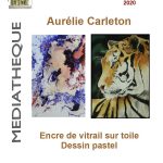Affiche Exposition Izeaux 2020 Aurélie Carleton